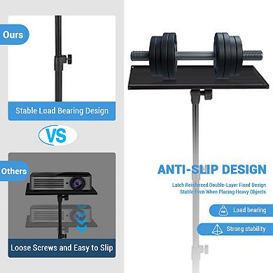 Projector Stand Tripod,Laptop Tripod On Wheels,Mobile Laptop Cart,Laptop Stand Floor Stand
