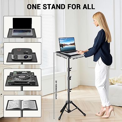 Projector Stand Tripod,Laptop Tripod On Wheels,Mobile Laptop Cart,Laptop Stand Floor Stand