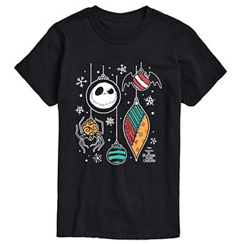 Men's Disney's© The Nightmare Before Christmas Ornaments Short Sleeve Graphic T-Shirt