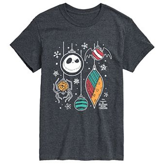 Men's Disney's© The Nightmare Before Christmas Ornaments Short Sleeve Graphic T-Shirt