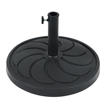 SUNSITT Patio Umbrella Base, 40lbs Outdoor Heavy Duty Resin Umbrella Stand