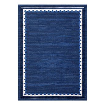 Fashionwu Modern Solid Textured Rug for Bedroom Living Room Apartment Decor Soft Thin Indoor Carpet
