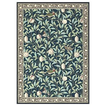 Fashionwu Vintage Area Rug Soft Thin Carpet for Living Room Cozy Home Decor Washable Non Slip Mat