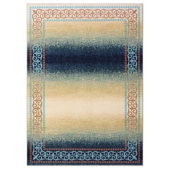 Fashionwu Vintage Area Rug Luxury Soft Thin Carpet Cozy Home Decor Washable Non Slip Mat