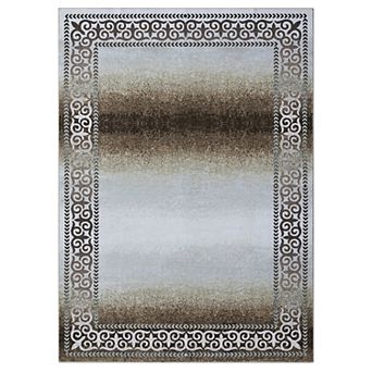 Fashionwu Vintage Area Rug Luxury Soft Thin Carpet Cozy Home Decor Washable Non Slip Mat