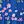 Royal Blue Pink Floral
