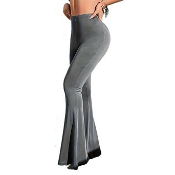 Waisted Flare Pants for Women Soft Yoga Leggings Pants Sports Workout Tall Pants