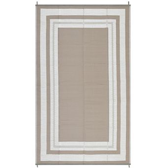 Waterproof Camping Outdoor Rug for Patio Easy-Clean Stain-Resistant Plastic Carpet