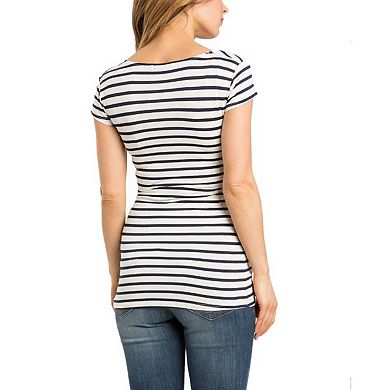 Women's Maternity Wrap Nursing Top