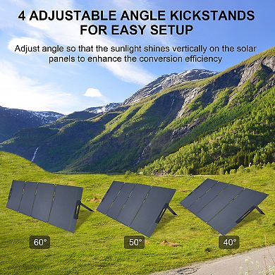 Portable Solar Panel ,Collapsible Outdoor Charging Solution ,Connector ...