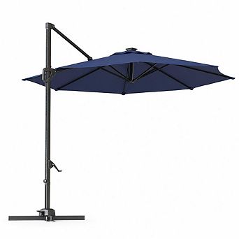 Cantilever Patio Umbrella, Heavy-Duty Windproof,Waterproof Outdoor Umbrella, Ideal for Garden, Patio