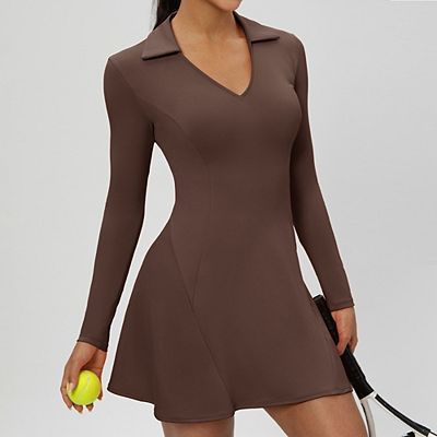 long sleeve active dress Amazon.com: QINSEN Sport Dress for Women