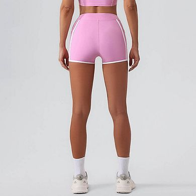 Women's High Waist Pocket Biker Shorts