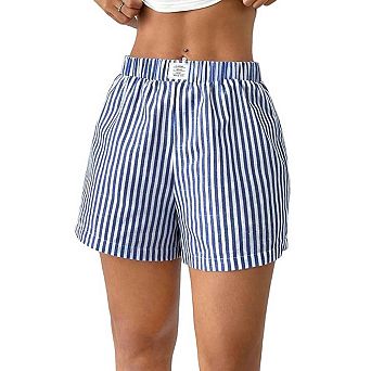 Women's Striped Casual Shorts