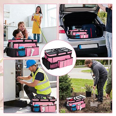 High-Quality Oxford Cloth Housekeeping Tool Bag, Multi-Functional Cleaning and Storage Organizer