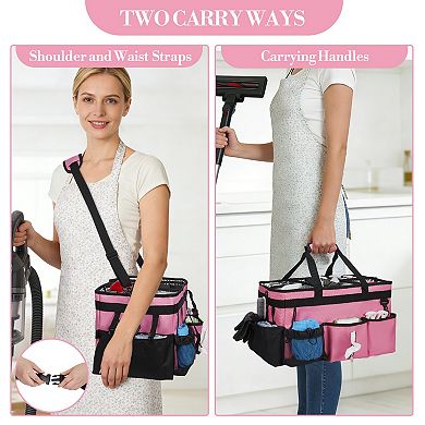 High-Quality Oxford Cloth Housekeeping Tool Bag, Multi-Functional Cleaning and Storage Organizer