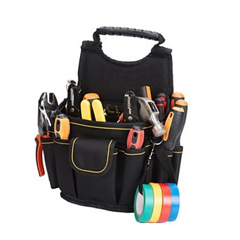 Oxford Cloth Tool Bag Waist Pouch - Durable Heavy Duty Portable Utility Tool Belt Pouch