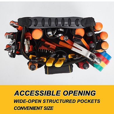 Oxford Cloth Tool Bag Waist Pouch - Durable Heavy Duty Portable Utility Tool Belt Pouch