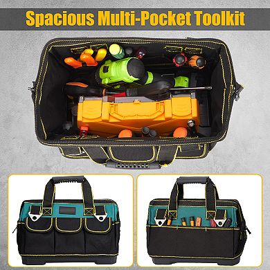 Portable Oxford Cloth Tool Bag, Durable and Heavy Duty Workshop Tool Pouch