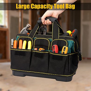 Portable Oxford Cloth Tool Bag, Durable and Heavy Duty Workshop Tool Pouch