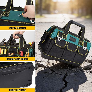Portable Oxford Cloth Tool Bag, Durable and Heavy Duty Workshop Tool Pouch