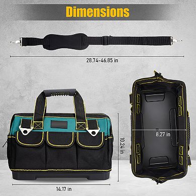 Portable Oxford Cloth Tool Bag, Durable and Heavy Duty Workshop Tool Pouch