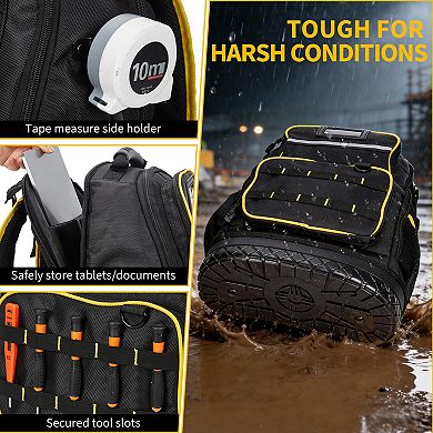 Durable Oxford Cloth Tool Bag- Portable Tool Storage Organizer, Repair ...