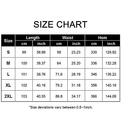 Women's Tiered Flowy Maxi Skirt Smocked High Waist Boho Skirt for Summer