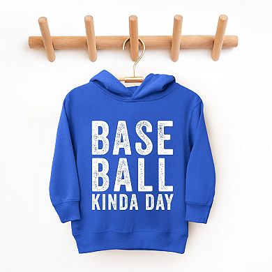 Baseball Kinda Day - Toddler Hoodie