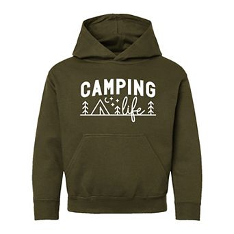 Camping Life - Youth Graphic Hoodie