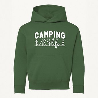 Camping Life - Youth Graphic Hoodie