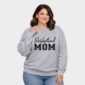 Basketball Mom - Women's Plus Sized Graphic Sweatshirt
