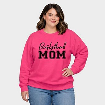 Basketball Mom - Women's Plus Sized Graphic Sweatshirt