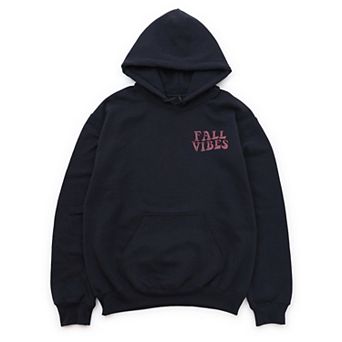 Embroidered Fall Vibes Retro - Women's Graphic Hoodie