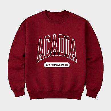 Acadia National Park Varsity - Men's Graphic Sweatshirt