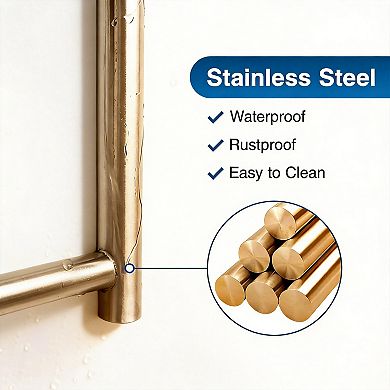 Paper Towel Holder Self Adhesive Drilling Brushed Nickel Wall Mounted 2 Pack