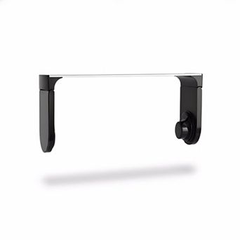 One Hand Paper Towel Holder Under Cabinet Adhesive Drilling Aluminum Alloy Abs