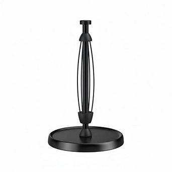 OneHand Tear Stainless Steel Paper Towel Holder Countertop Weighted Base Ratchet Kitchen Bathroom