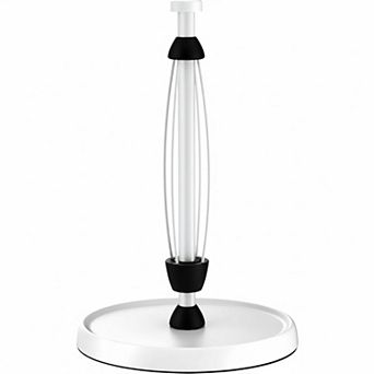OneHand Tear Stainless Steel Paper Towel Holder Countertop Weighted Base Ratchet Kitchen Bathroom