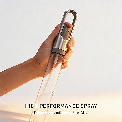 Standing Paper Towel Holder With Spray Pump Brushed Stainless Steel