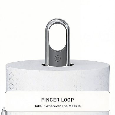 Standing Paper Towel Holder With Spray Pump Brushed Stainless Steel