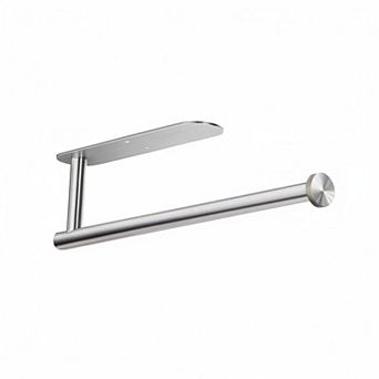 Stainless Steel Under Cabinet Paper Towel Holder Self Adhesive Drill Mount