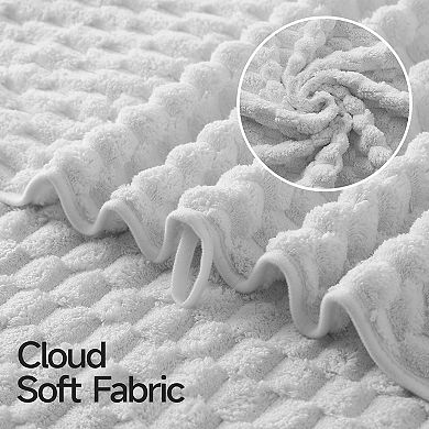 4 Pack Microfiber Bath Towels - Extra Large Waffle Towels Set for Bathroom,Super Absorbent Towel Set