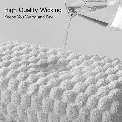 4 Pack Microfiber Bath Towels - Extra Large Waffle Towels Set for Bathroom,Super Absorbent Towel Set