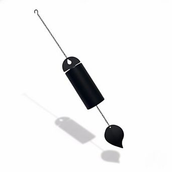 Large Metal Cylinder Wind Chimes Deep Tone 30 Inch Outdoor