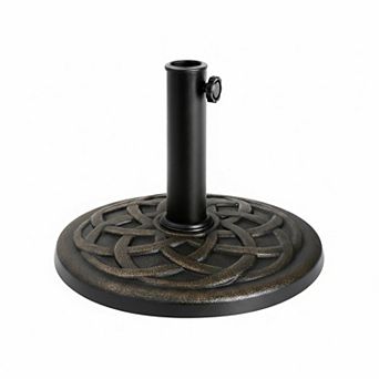 20 LB Weighted Round Umbrella Base Heavy Duty Stability