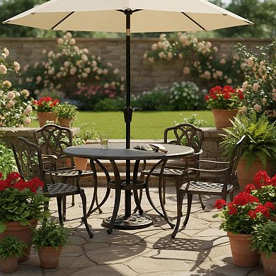 20 LB Weighted Round Umbrella Base Heavy Duty Stability