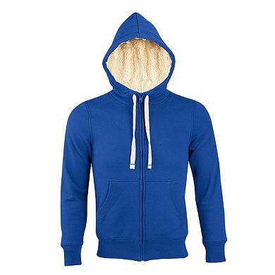 SOLS Sherpa Unisex Zip-Up Hooded Sweatshirt / Hoodie