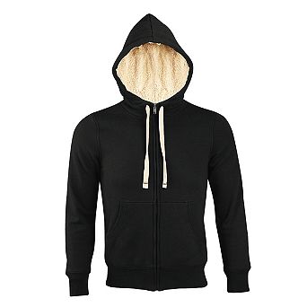 SOLS Sherpa Unisex Zip-Up Hooded Sweatshirt / Hoodie