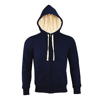 SOLS Sherpa Unisex Zip-Up Hooded Sweatshirt / Hoodie